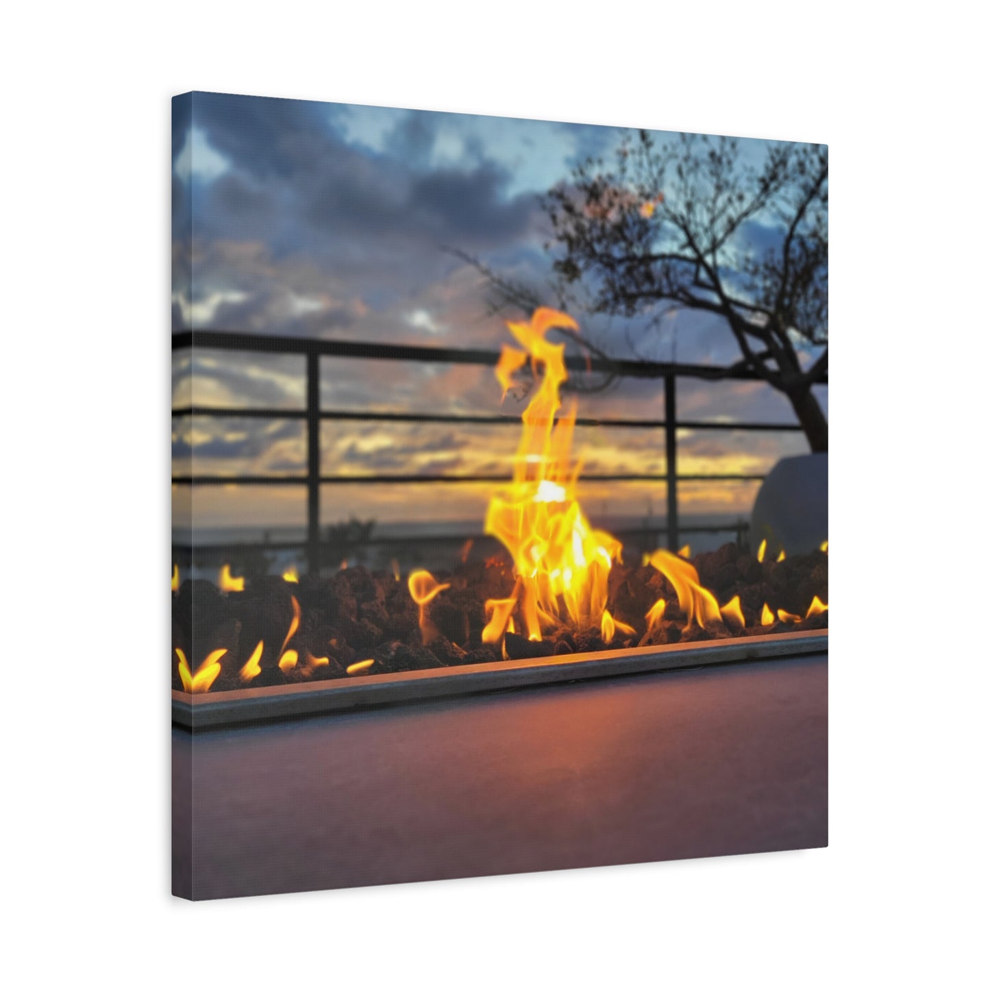 Flames at Sunset 1