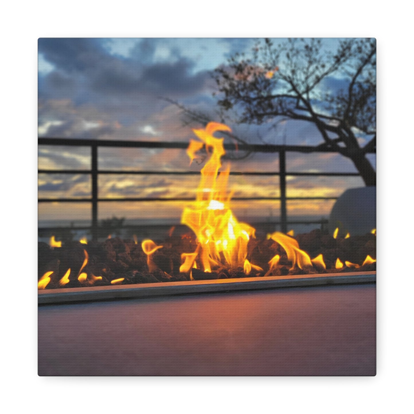 Flames at Sunset 1
