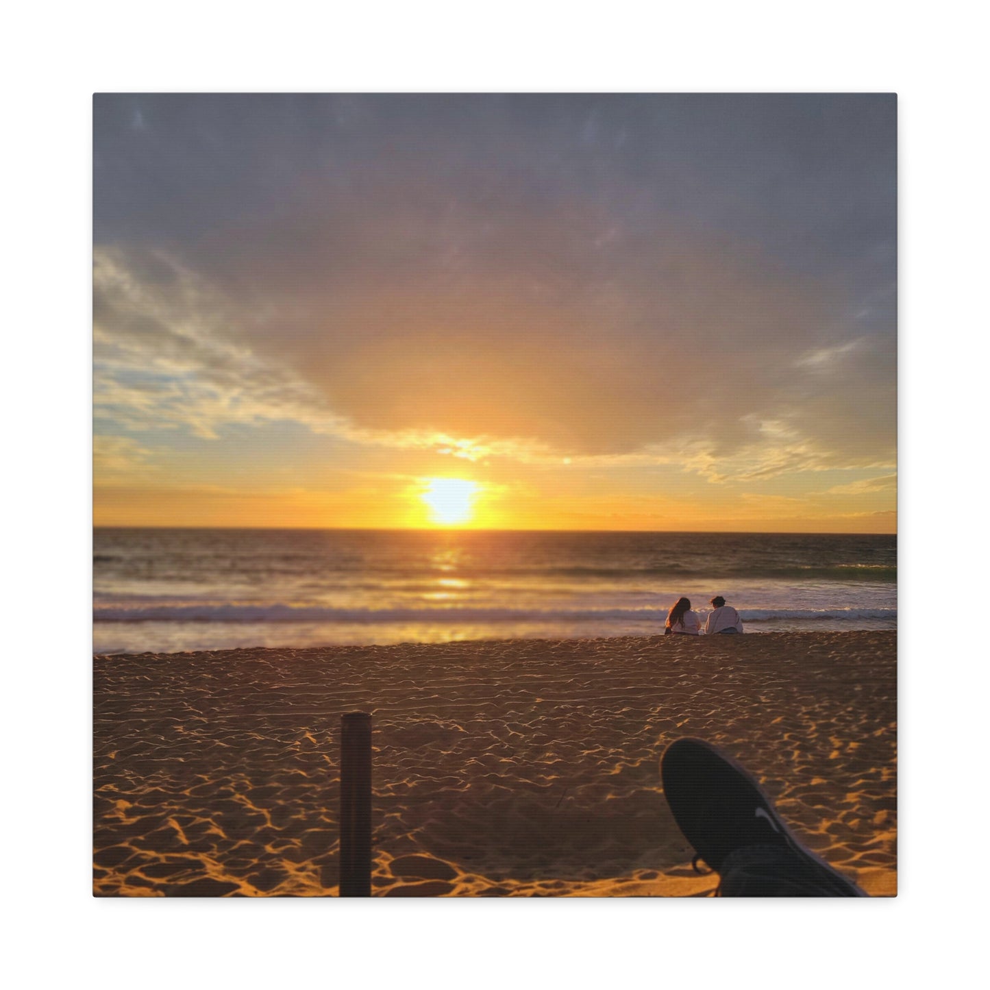 Feet Up at Sunset