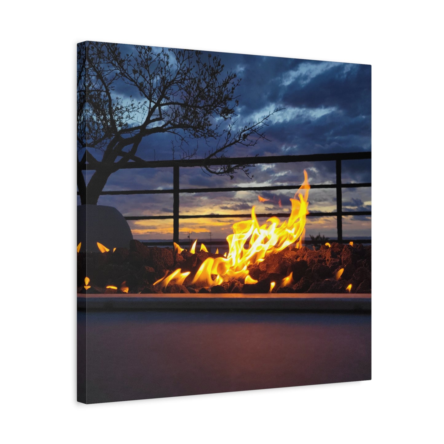 Flames at Sunset 1
