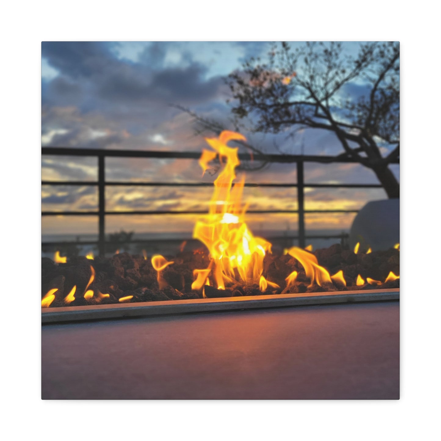 Flames at Sunset 1
