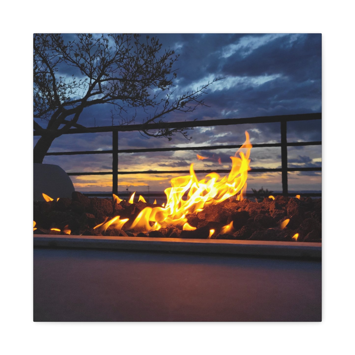 Flames at Sunset 1