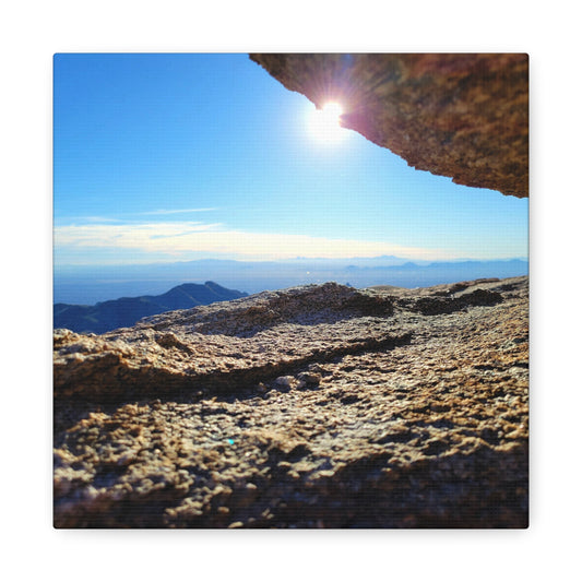 Sun Beaming on Mt Lemmon